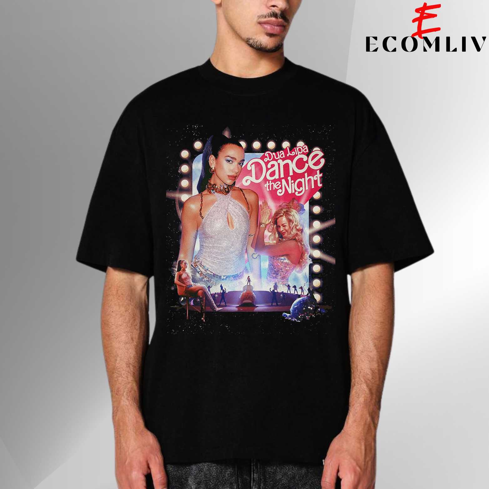 Dua Lipa Concert Tour Tee, Streetwear Merch Style, Fan Collector Gift